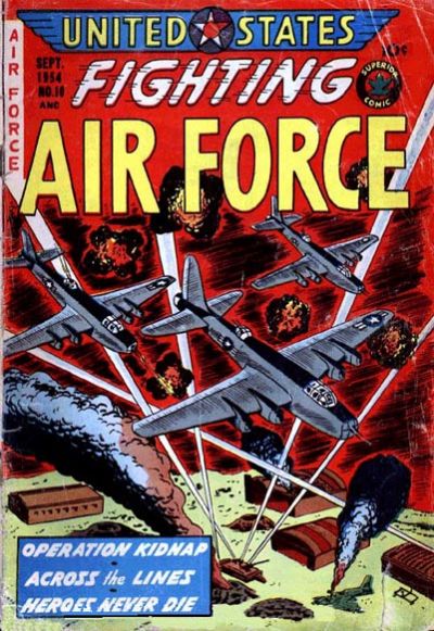 Cover for U.S. Fighting Air Force (Superior, 1952 series) #10