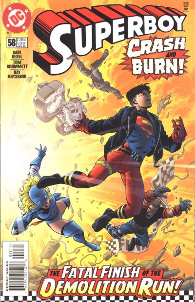 Cover for Superboy (DC, 1994 series) #58 [Direct Sales]