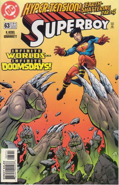 Cover for Superboy (DC, 1994 series) #63 [Direct Sales]