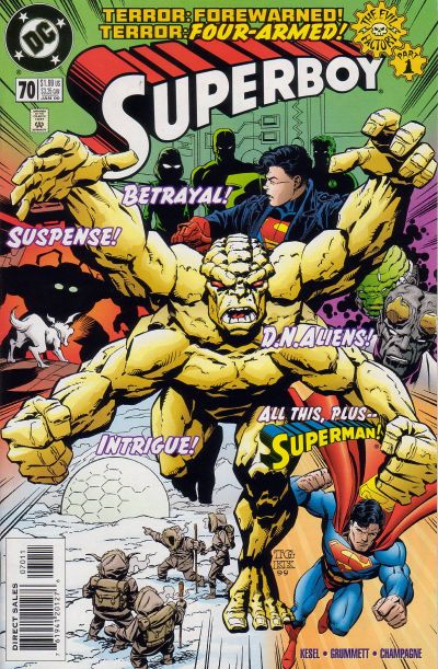 Cover for Superboy (DC, 1994 series) #70