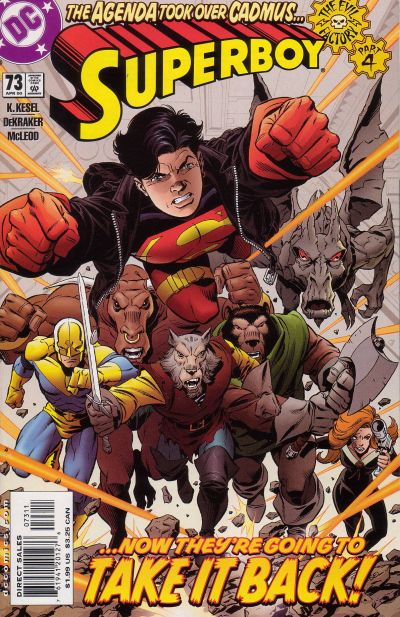 Cover for Superboy (DC, 1994 series) #73 [Direct Sales]
