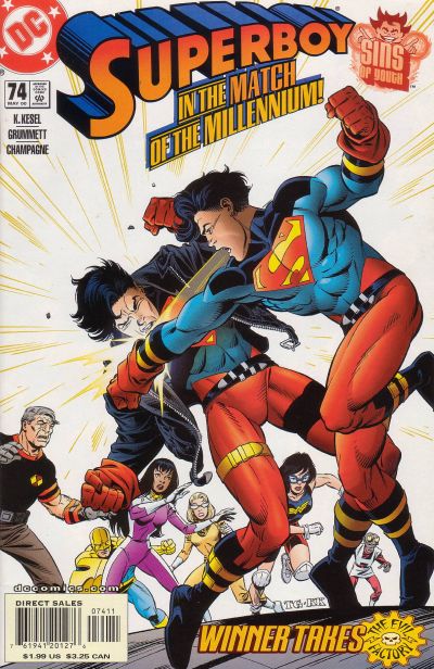 Cover for Superboy (DC, 1994 series) #74 [Direct Sales]