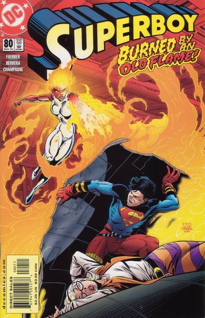 Cover for Superboy (DC, 1994 series) #80 [Direct Sales]