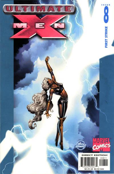 Cover for Ultimate X-Men (Marvel, 2001 series) #8 [Direct Edition]