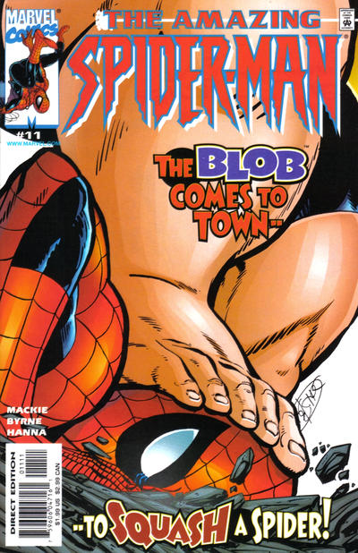 Cover for The Amazing Spider-Man (Marvel, 1999 series) #11 [Direct Edition]