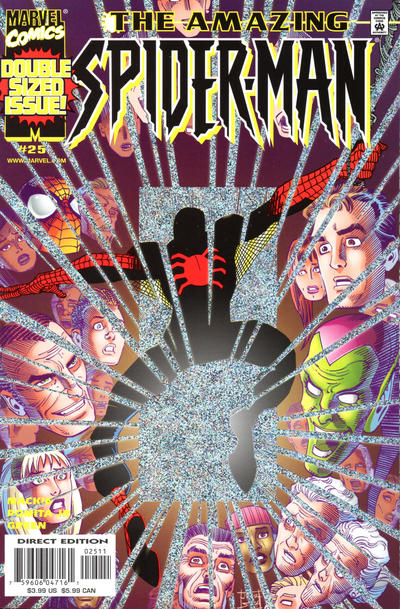 Cover for The Amazing Spider-Man (Marvel, 1999 series) #25 [Direct Edition - Prismatic Cover]