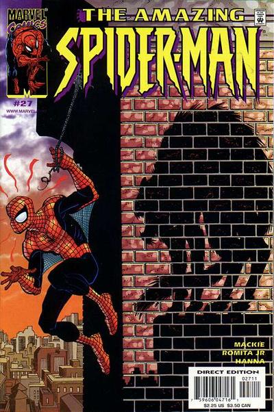 Cover for The Amazing Spider-Man (Marvel, 1999 series) #27 [Direct Edition]