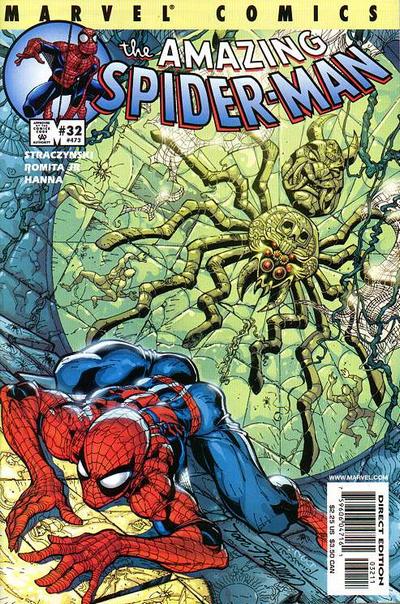 Cover for The Amazing Spider-Man (Marvel, 1999 series) #32 (473) [Direct Edition]
