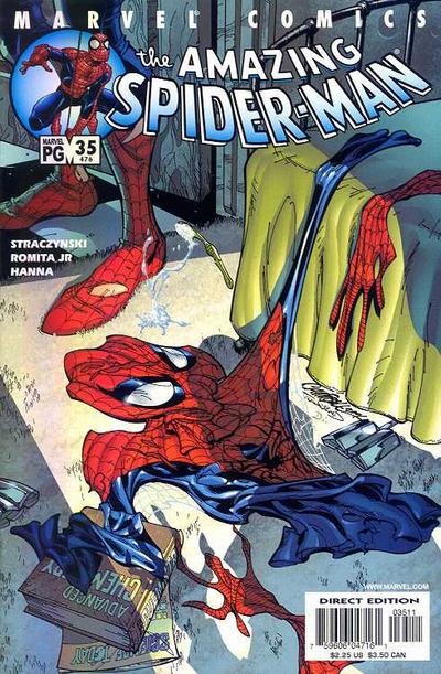 Cover for The Amazing Spider-Man (Marvel, 1999 series) #35 (476) [Direct Edition]