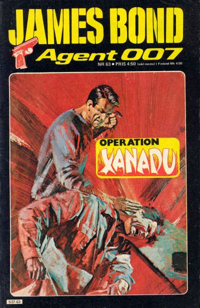 Cover for James Bond (Semic, 1965 series) #63/[1980]