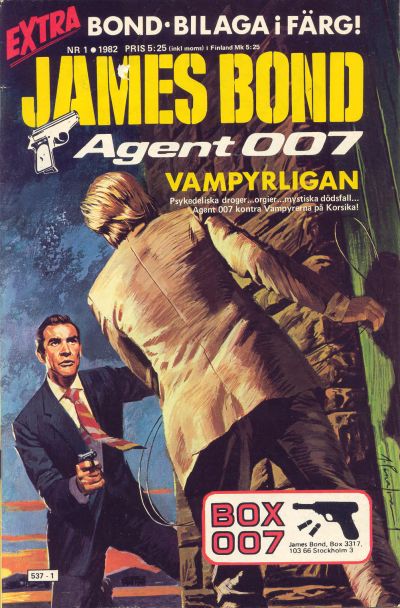 Cover for James Bond (Semic, 1965 series) #1/1982