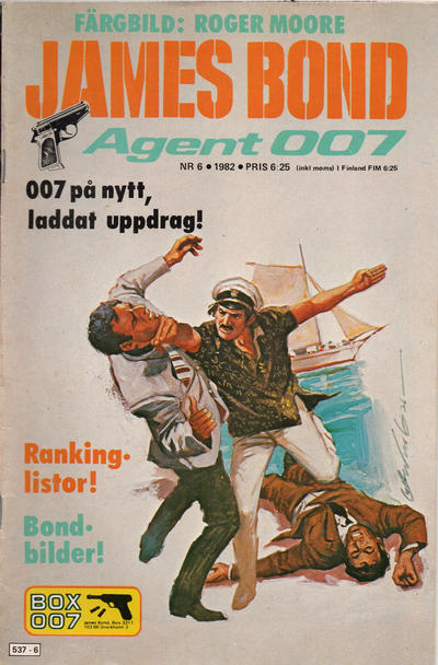 Cover for James Bond (Semic, 1965 series) #6/1982