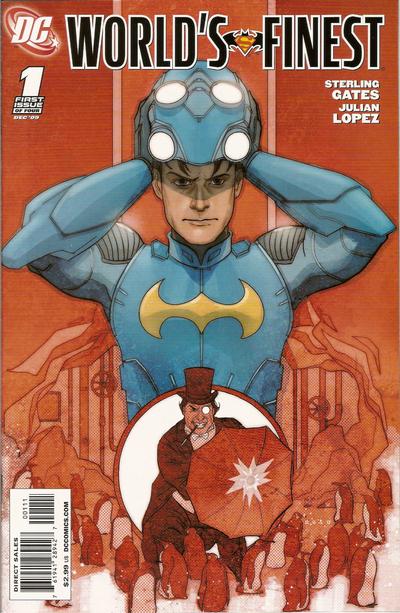 Cover for World's Finest (DC, 2009 series) #1 [Phil Noto Nightwing Cover]