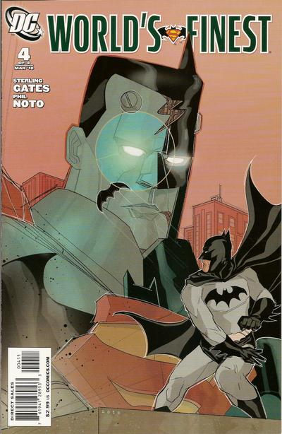 Cover for World's Finest (DC, 2009 series) #4 [Phil Noto Batman Cover]