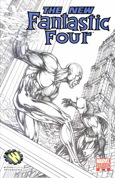 Cover for Fantastic Four (Marvel, 1998 series) #546 [Wizard World Philadelphia Variant Edition]