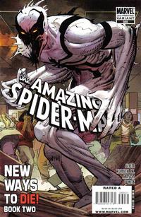 Cover for The Amazing Spider-Man (Marvel, 1999 series) #569 [2nd Printing Variant - John Romita Jr. Cover]