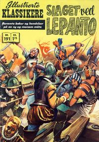 Cover for Illustrerte Klassikere [Classics Illustrated] (Illustrerte Klassikere / Williams Forlag, 1957 series) #191 - Slaget ved Lepanto