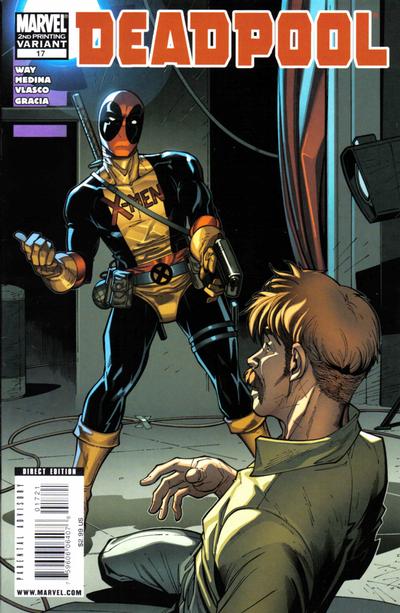 Cover for Deadpool (Marvel, 2008 series) #17 [2nd Print Variant]