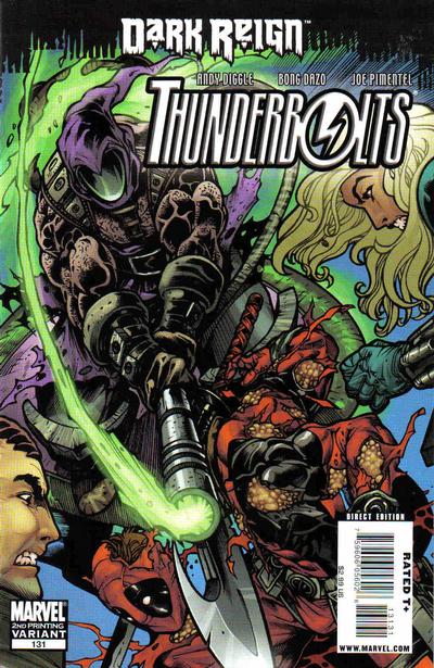 Cover for Thunderbolts (Marvel, 2006 series) #131 [2nd Print Variant]