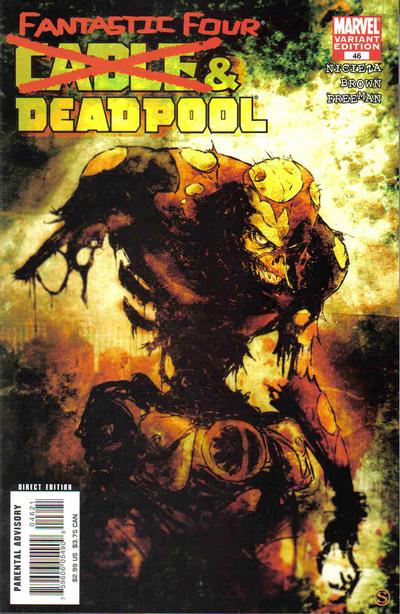 Cover for Cable & Deadpool (Marvel, 2006 series) #46 [Zombie Variant Cover]