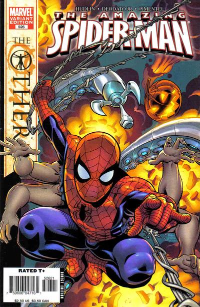 Cover for The Amazing Spider-Man (Marvel, 1999 series) #526 [Variant Edition - Second Printing - Mike Wieringo Cover]