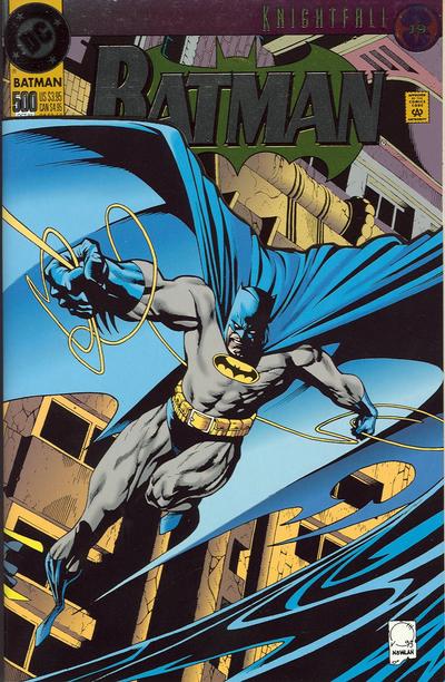 Cover for Batman (DC, 1940 series) #500 [Special Edition Die-Cut Cover]