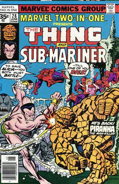 Cover for Marvel Two-in-One (Marvel, 1974 series) #28 [35¢]