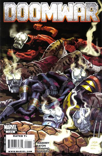 Cover for Doomwar (Marvel, 2010 series) #1