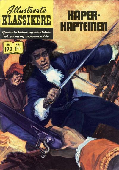 Cover for Illustrerte Klassikere [Classics Illustrated] (Illustrerte Klassikere / Williams Forlag, 1957 series) #190 - Kaperkapteinen
