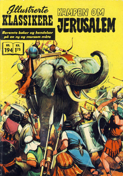 Cover for Illustrerte Klassikere [Classics Illustrated] (Illustrerte Klassikere / Williams Forlag, 1957 series) #194 - Kampen om Jerusalem