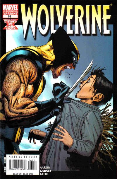 Cover for Wolverine (Marvel, 2003 series) #62 [2nd Print Variant Cover]
