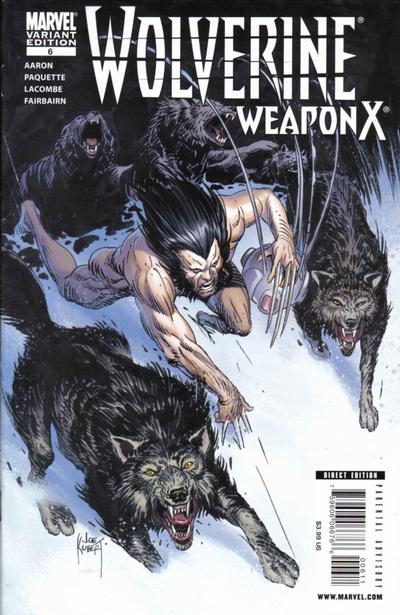 Cover for Wolverine Weapon X (Marvel, 2009 series) #6 [Joe Kubert Cover]