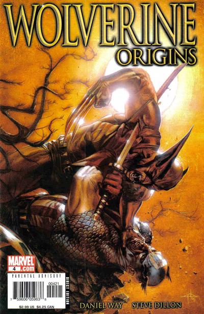 Cover for Wolverine: Origins (Marvel, 2006 series) #4 [Dell'Otto Cover]