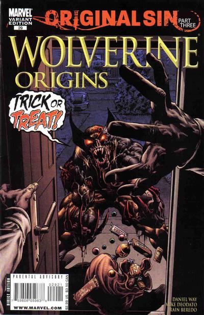 Cover for Wolverine: Origins (Marvel, 2006 series) #29 [Zombie Variant]