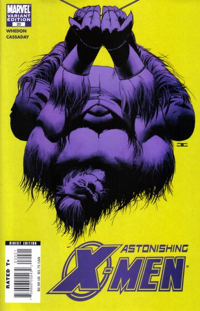 Cover for Astonishing X-Men (Marvel, 2004 series) #20 [Beast Cover]