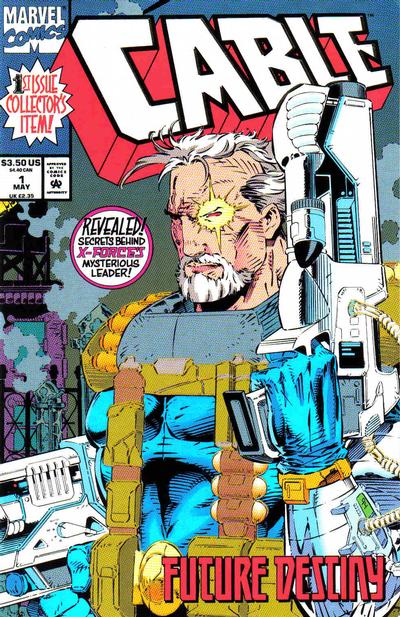 Cover for Cable (Marvel, 1993 series) #1 [No Gold Foil Variant]