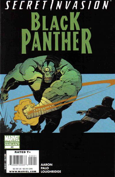 Cover for Black Panther (Marvel, 2005 series) #40 [Second Printing]