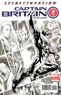 Cover Thumbnail for Captain Britain and MI: 13 (Marvel, 2008 series) #1 [Third Printing]
