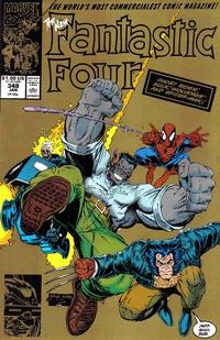 Cover for Fantastic Four (Marvel, 1961 series) #348 [Gold Second Printing]