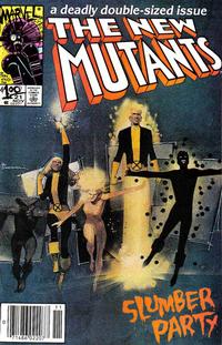 Cover Thumbnail for The New Mutants (Marvel, 1983 series) #21 [Newsstand]