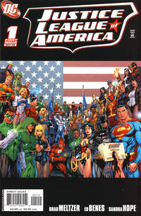 Cover for Justice League of America (DC, 2006 series) #1 [Second Printing]