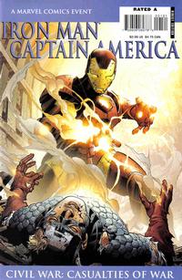 Cover Thumbnail for Iron Man / Captain America: Casualties of War (Marvel, 2007 series) #1 [Cover A - Iron Man over Cap]