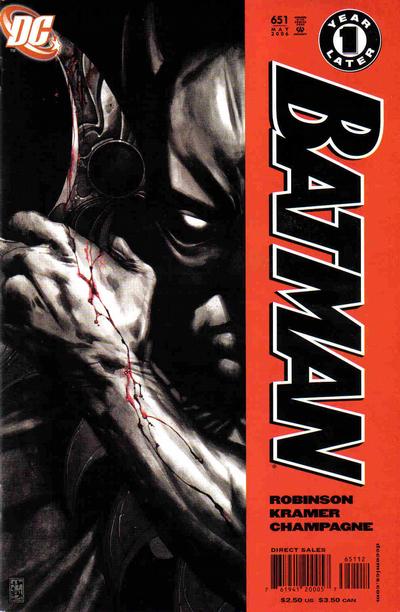Cover for Batman (DC, 1940 series) #651 [2nd Printing]