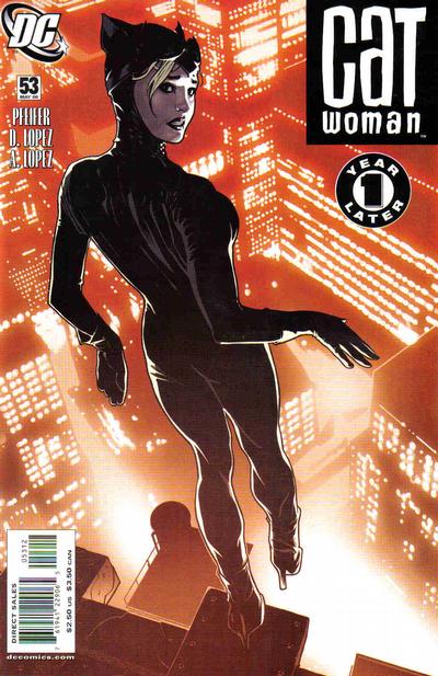 Cover for Catwoman (DC, 2002 series) #53 [2nd Printing]