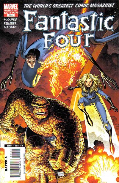 Cover for Fantastic Four (Marvel, 1998 series) #551 [Arthur Adams Variant]
