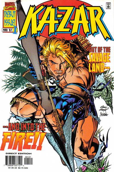 Cover for Ka-Zar (Marvel, 1997 series) #1 [2nd printing]