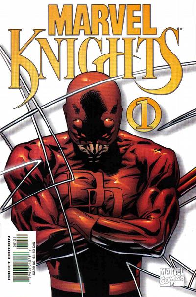 Cover for Marvel Knights (Marvel, 2000 series) #1 [Daredevil Variant Cover]