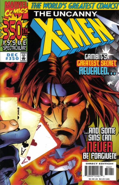 Cover for The Uncanny X-Men (Marvel, 1981 series) #350 [Non-Enhanced Edition]