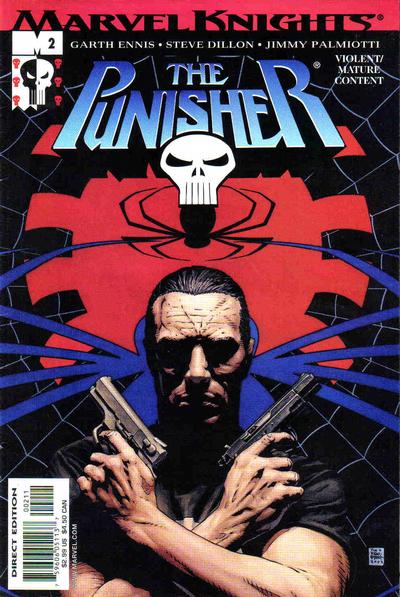 Cover for The Punisher (Marvel, 2001 series) #2 [Cover A - Tim Bradstreet]
