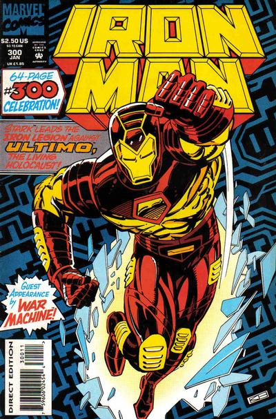 Cover for Iron Man (Marvel, 1968 series) #300 [Regular Direct Edition]